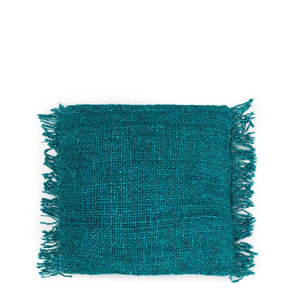 livinglovely.nl - The Oh My Gee Cushion Cover - Aqua - 40x40 - Kussenhoes - Bazar Bizar - livinglovely.nl