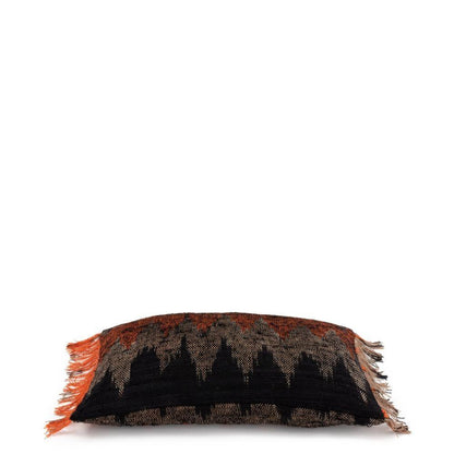 livinglovely.nl - The Oh My Gee Cushion Cover - Black Orange - 30x50 - Kussenhoes - Bazar Bizar - livinglovely.nl