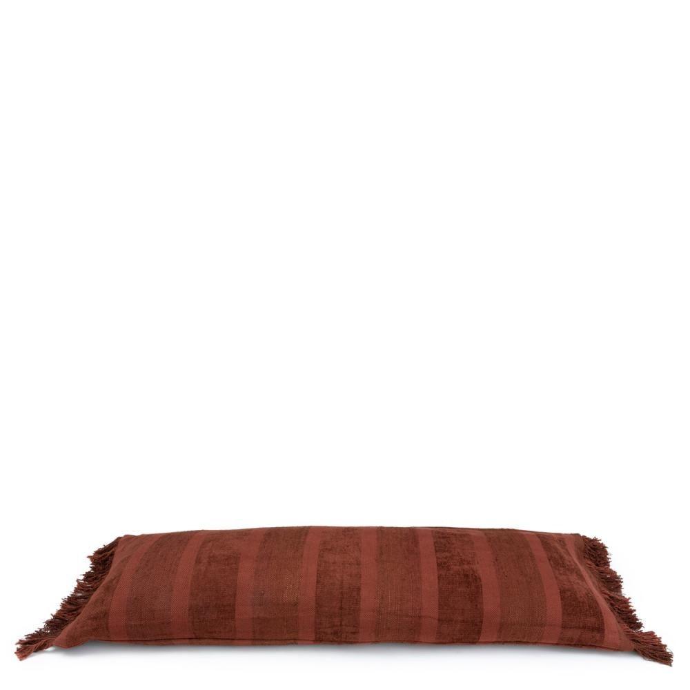 livinglovely.nl - The Oh My Gee Cushion Cover - Burgundy Velvet - 35x100 - Kussenhoes - Bazar Bizar - livinglovely.nl