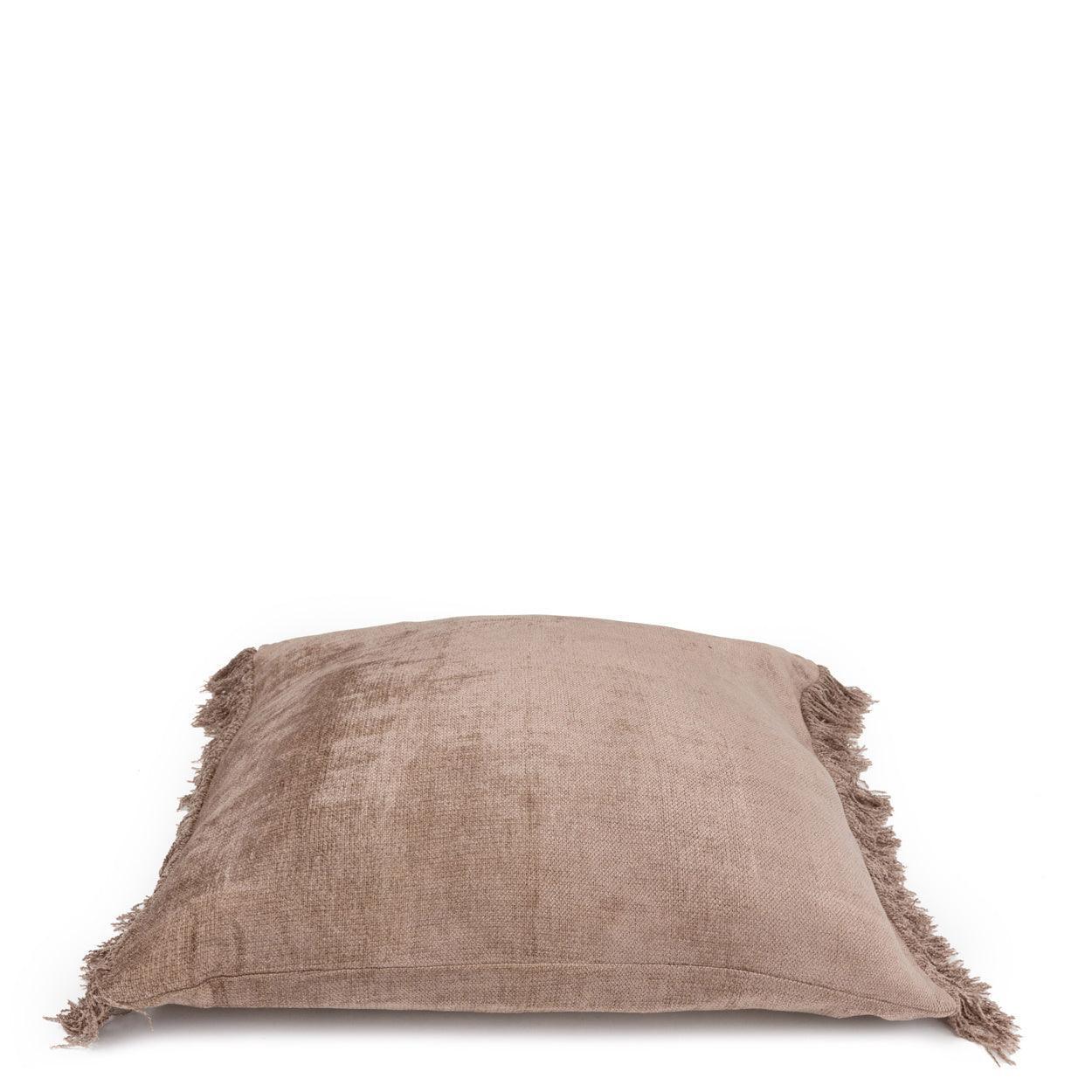 livinglovely.nl - The Oh My Gee Cushion Cover - Concrete Velvet - 60x60 - Kussenhoes - Bazar Bizar - livinglovely.nl