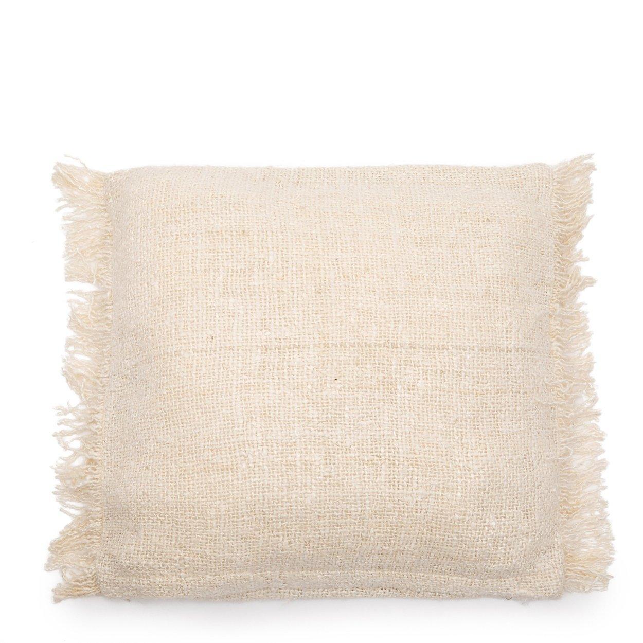 livinglovely.nl - The Oh My Gee Cushion Cover - Cream - 60x60 - Kussenhoes - Bazar Bizar - livinglovely.nl