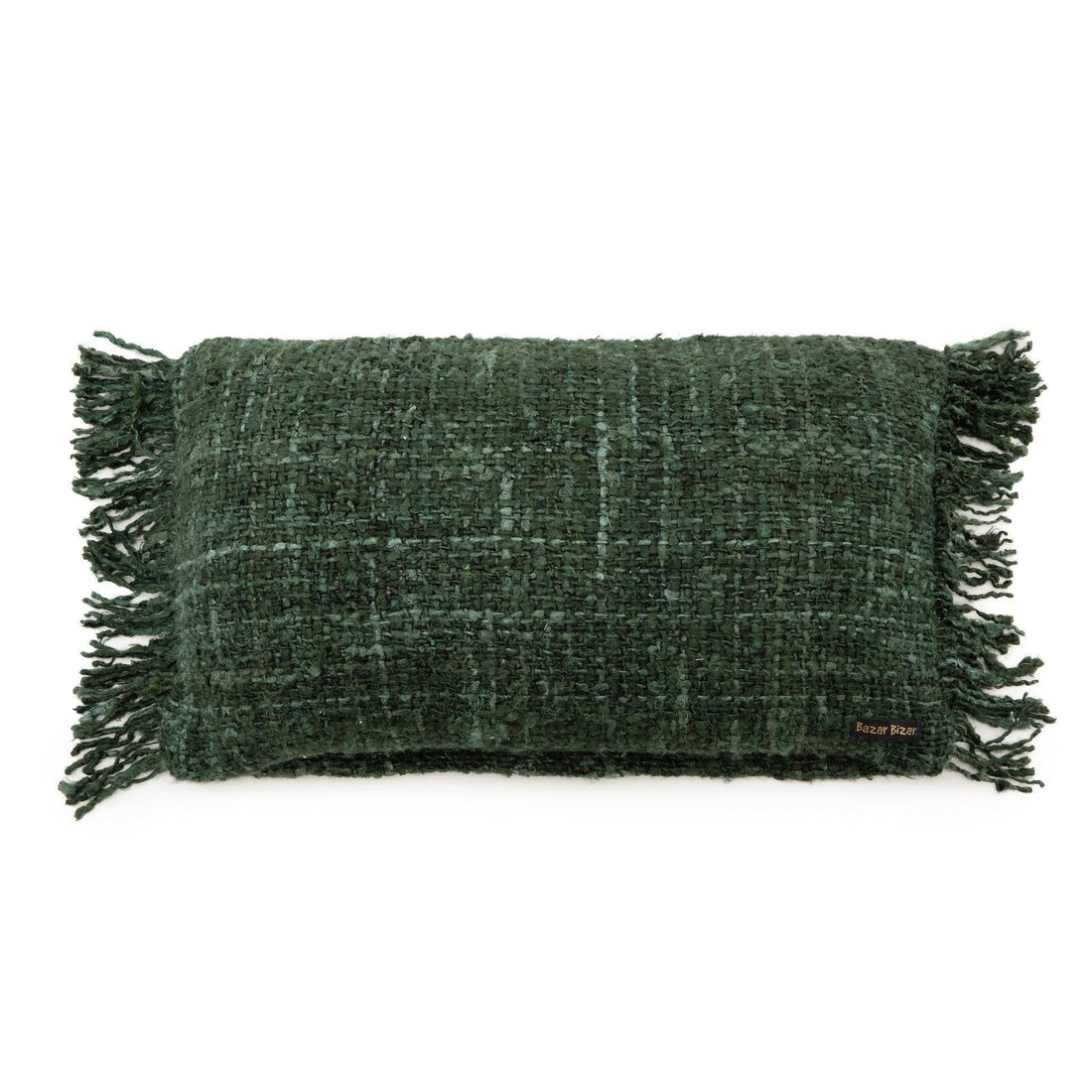 livinglovely.nl - The Oh My Gee Cushion Cover - Forrest Green - 30x50 - Kussenhoes - Bazar Bizar - livinglovely.nl