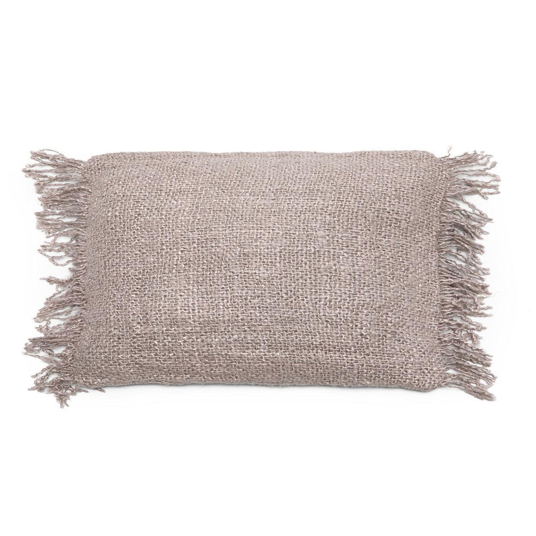 livinglovely.nl - The Oh My Gee Cushion Cover - Pearl Grey - 30x50 - Kussenhoes - Bazar Bizar - livinglovely.nl