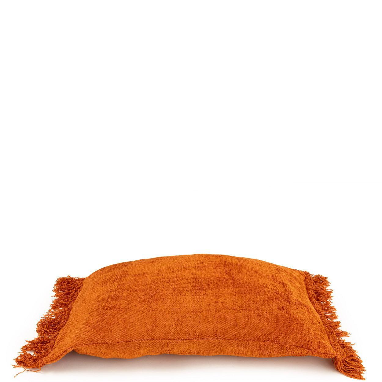 livinglovely.nl - The Oh My Gee Cushion Cover - Rust Velvet - 30x50 - Kussenhoes - Bazar Bizar - livinglovely.nl