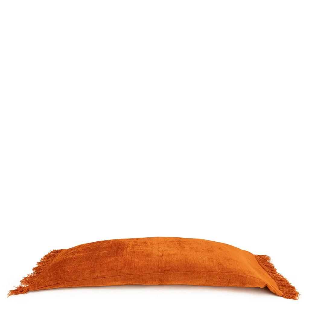 livinglovely.nl - The Oh My Gee Cushion Cover - Rust Velvet - 35x100 - Kussenhoes - Bazar Bizar - livinglovely.nl