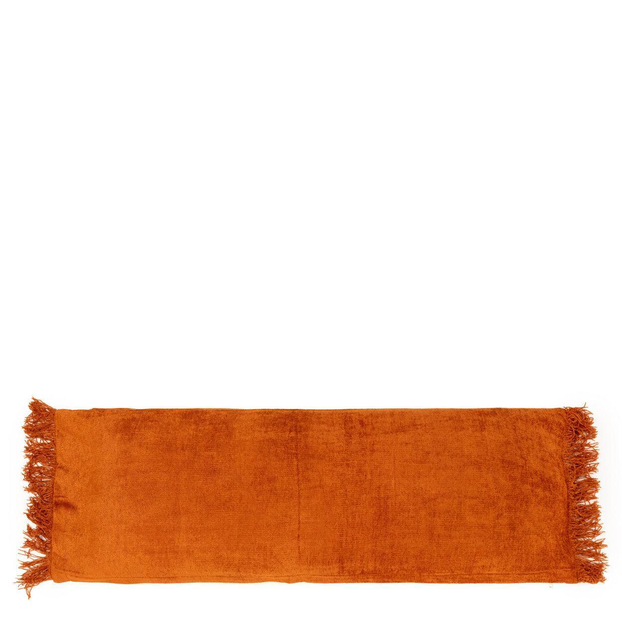 livinglovely.nl - The Oh My Gee Cushion Cover - Rust Velvet - 35x100 - Kussenhoes - Bazar Bizar - livinglovely.nl