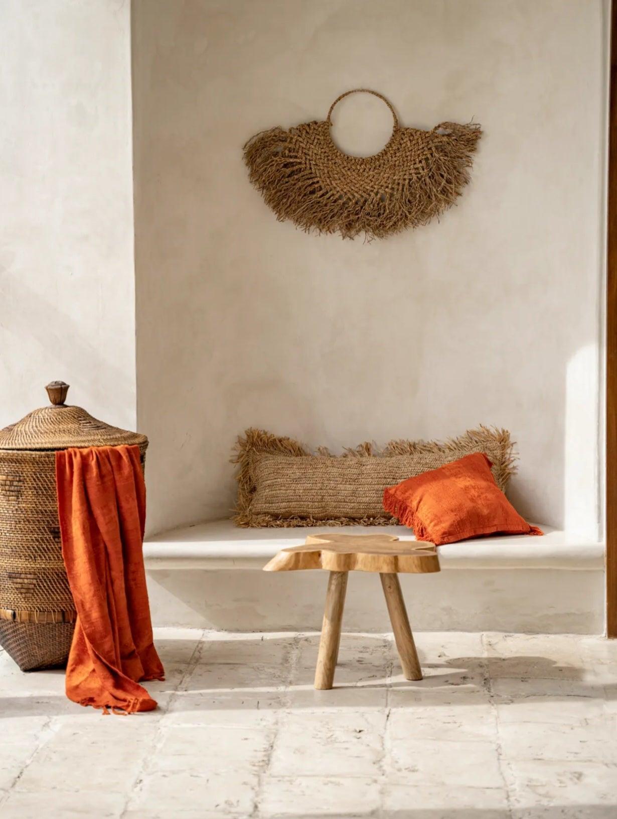 livinglovely.nl - The Oh My Gee Cushion Cover - Rust Velvet - 40x40 - Kussenhoes - Bazar Bizar - livinglovely.nl