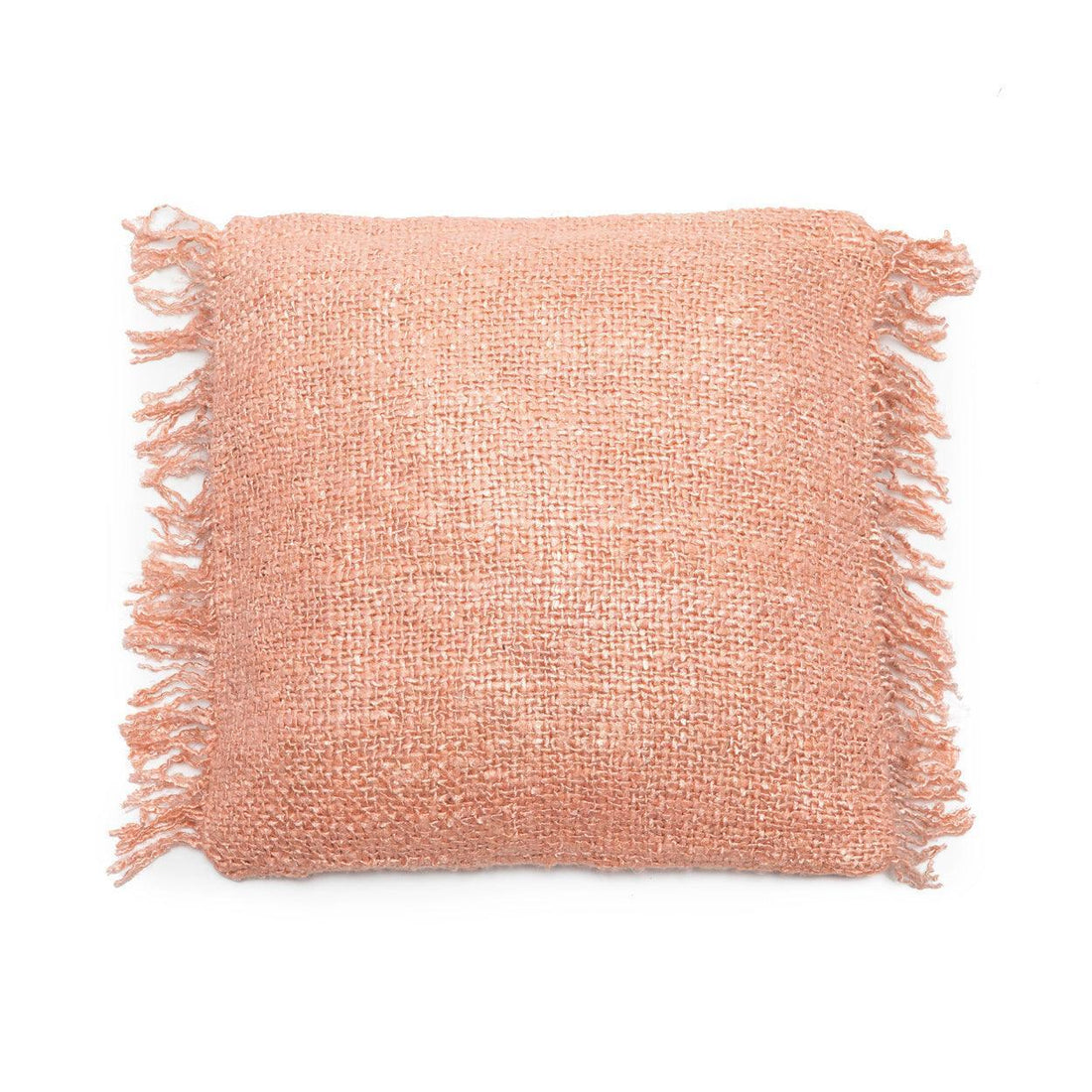 livinglovely.nl - The Oh My Gee Cushion Cover - Salmon Pink - 40x40 - Kussenhoes - Bazar Bizar - livinglovely.nl