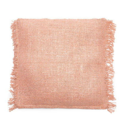 livinglovely.nl - The Oh My Gee Cushion Cover - Salmon Pink - 60x60 - Kussenhoes - Bazar Bizar - livinglovely.nl