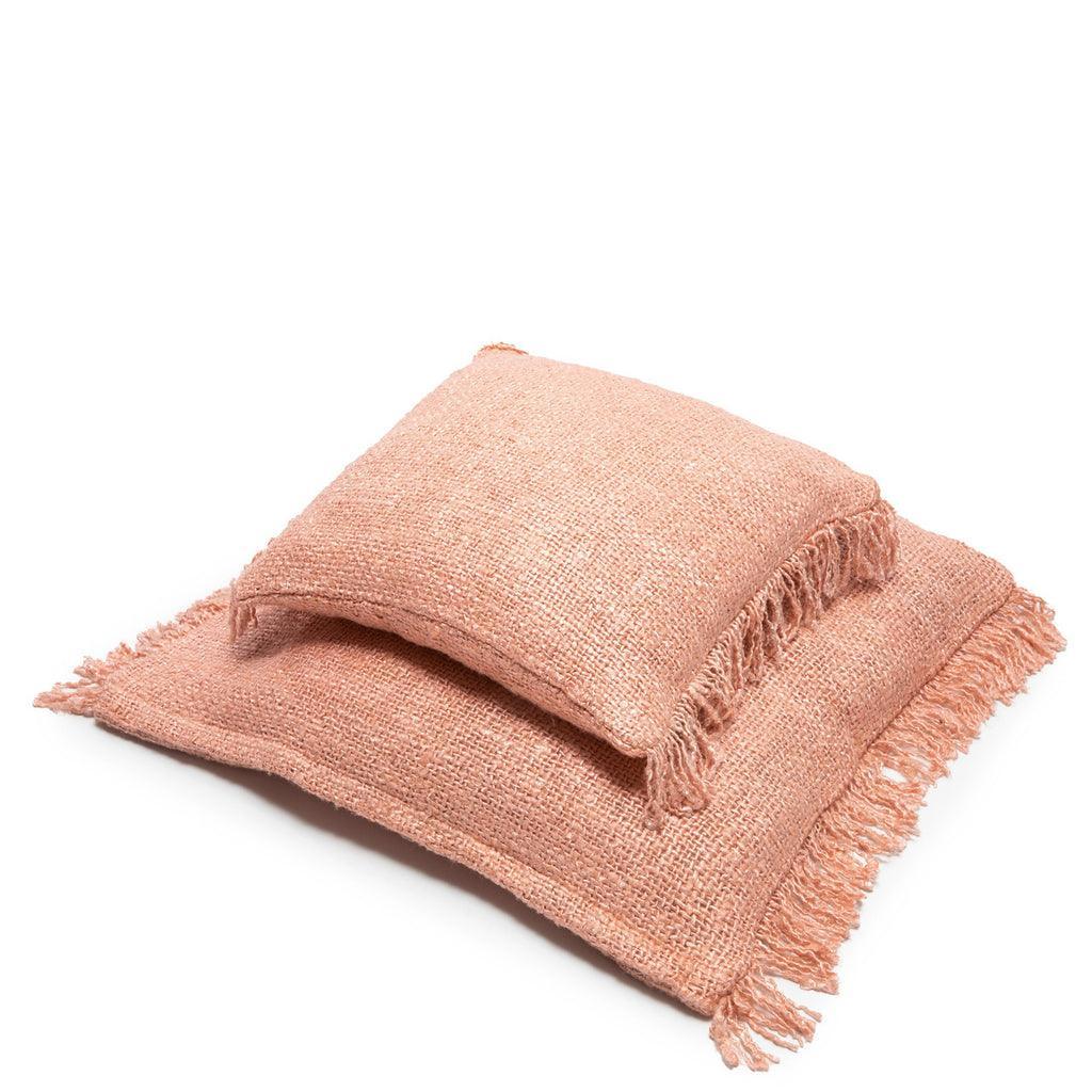 livinglovely.nl - The Oh My Gee Cushion Cover - Salmon Pink - 60x60 - Kussenhoes - Bazar Bizar - livinglovely.nl