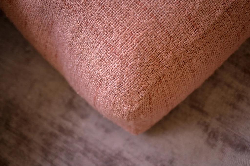 livinglovely.nl - The Oh My Gee Pouffe - Salmon Pink - Poef - Bazar Bizar - livinglovely.nl