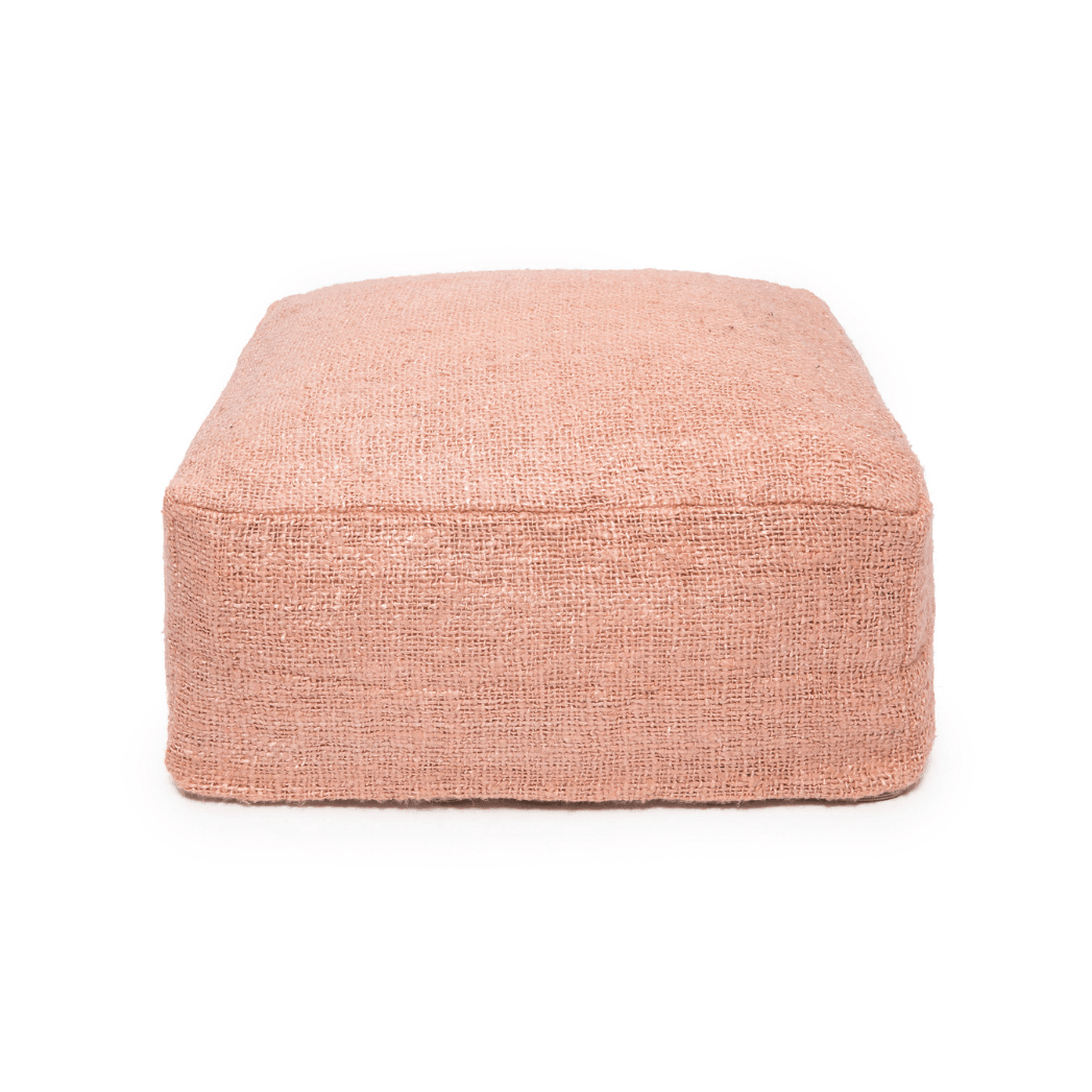 livinglovely.nl - The Oh My Gee Pouffe - Salmon Pink - Poef - Bazar Bizar - livinglovely.nl