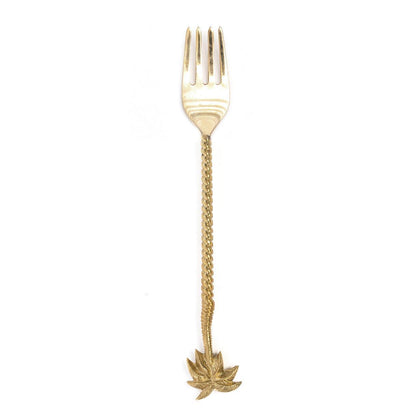 livinglovely.nl - The Palm Tree Fork - Gold - Vork - Bazar Bizar - livinglovely.nl