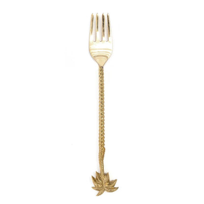 livinglovely.nl - The Palm Tree Fork - Gold - Vork - Bazar Bizar - livinglovely.nl