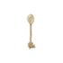 livinglovely.nl - The Palm Tree Tea Spoon - Gold - Theelepel - Bazar Bizar - livinglovely.nl