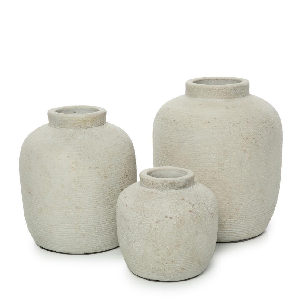 livinglovely.nl - The Peaky Vase - Concrete Bundle - Set van 3 - Vaas - Bazar Bizar - livinglovely.nl