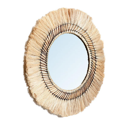 livinglovely.nl - The Pretty Blonde Mirror - Natural - L - Spiegel - Bazar Bizar - livinglovely.nl