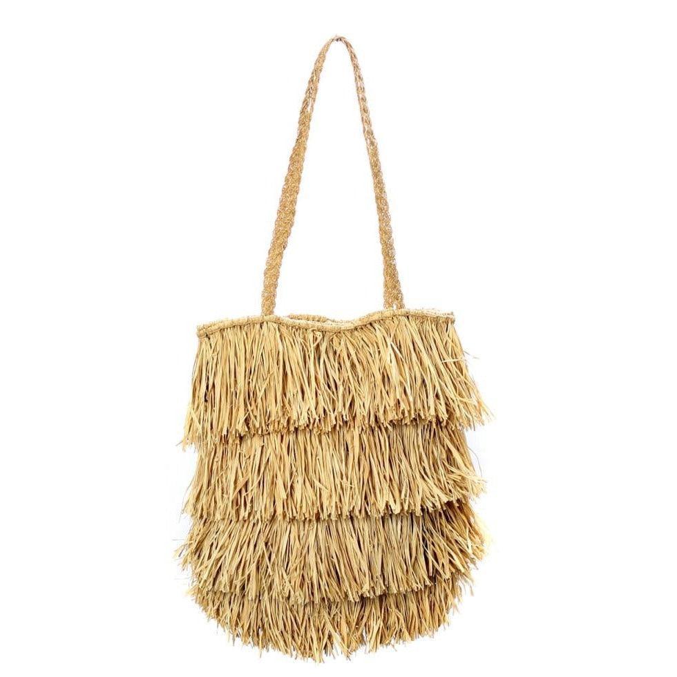 livinglovely.nl - The Raffia Bahamas Tas - Natural - Tas - Bazar Bizar - livinglovely.nl