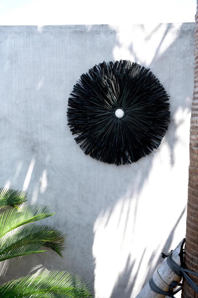 livinglovely.nl - The Raffia Juju - Black - Wanddecoratie - Bazar Bizar - livinglovely.nl