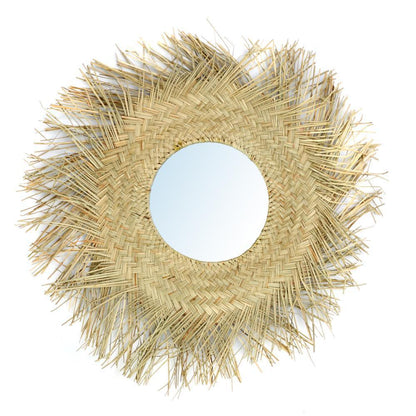 livinglovely.nl - The Rotan Mirror Natural Medium - Spiegel - Bazar Bizar - livinglovely.nl