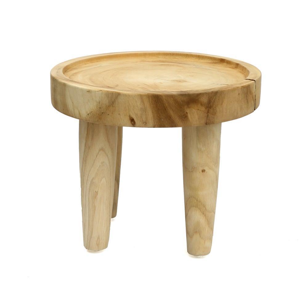 livinglovely.nl - The Samanea Side Table - Natural - Bijzettafel - Bazar Bizar - livinglovely.nl