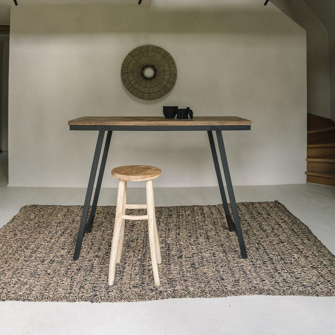 livinglovely.nl - The Seagrass Carpet - Natural Black - 180x240 - Vloerkleed - Bazar Bizar - livinglovely.nl