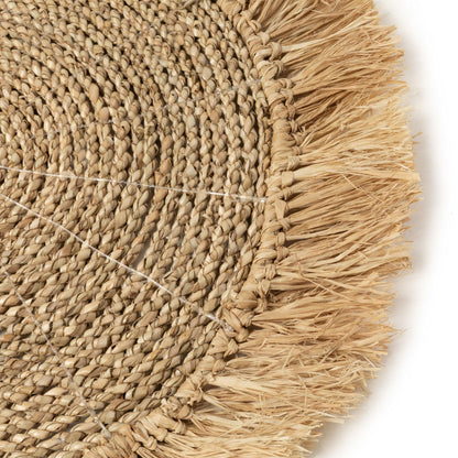 livinglovely.nl - The Seagrass Raffia Placemat - Natural - Placemat - Bazar Bizar - livinglovely.nl