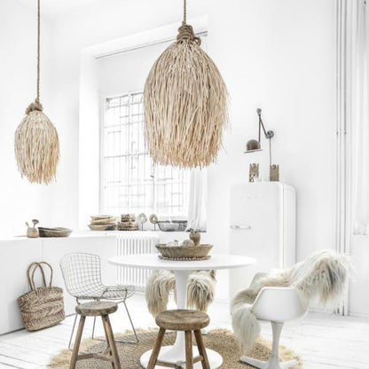 livinglovely.nl - The Shaggy Pendant - Naturel - Hanglamp - Bazar Bizar - livinglovely.nl