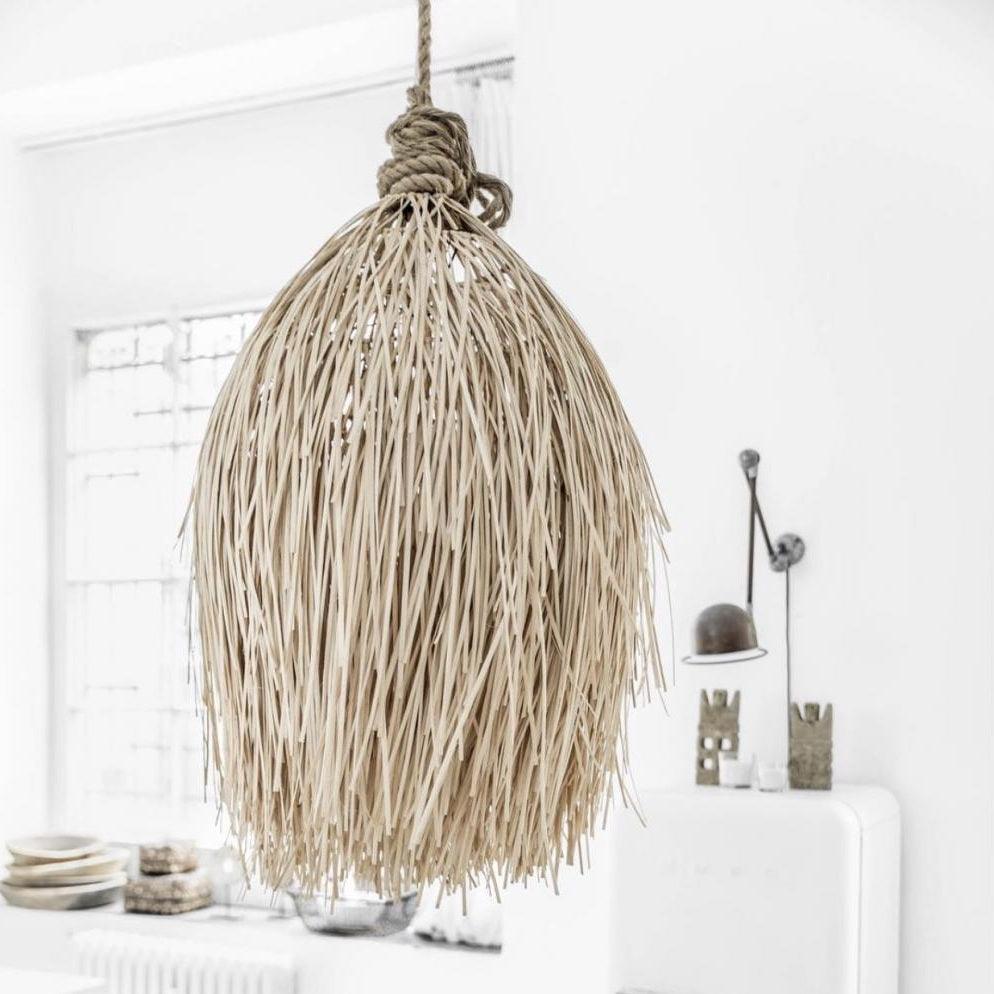 livinglovely.nl - The Shaggy Pendant - Naturel - Hanglamp - Bazar Bizar - livinglovely.nl