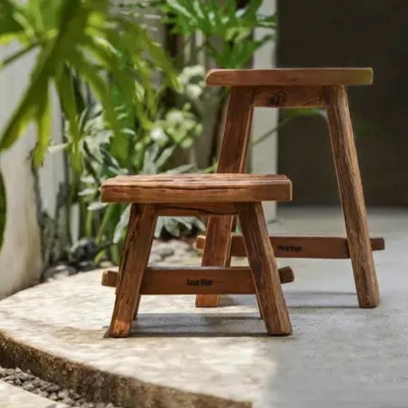 livinglovely.nl - The Shoji Stool - Natural - L - Kruk - Bazar Bizar - livinglovely.nl