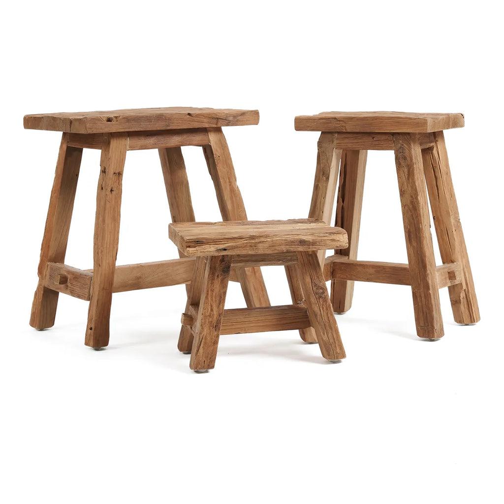 livinglovely.nl - The Shoji Stool - Natural - L - Kruk - Bazar Bizar - livinglovely.nl