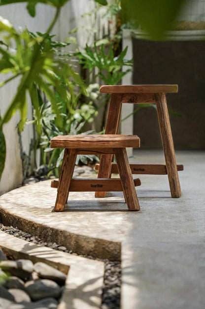 livinglovely.nl - The Shoji Stool - Natural - L - Kruk - Bazar Bizar - livinglovely.nl