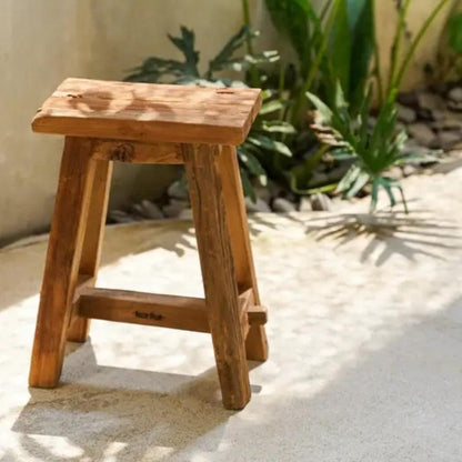 livinglovely.nl - The Shoji Stool - Natural - M - Kruk - Bazar Bizar - livinglovely.nl