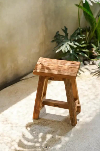 livinglovely.nl - The Shoji Stool - Natural - M - Kruk - Bazar Bizar - livinglovely.nl