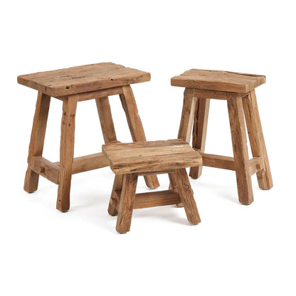 livinglovely.nl - The Shoji Stool - Natural - S - Kruk - Bazar Bizar - livinglovely.nl