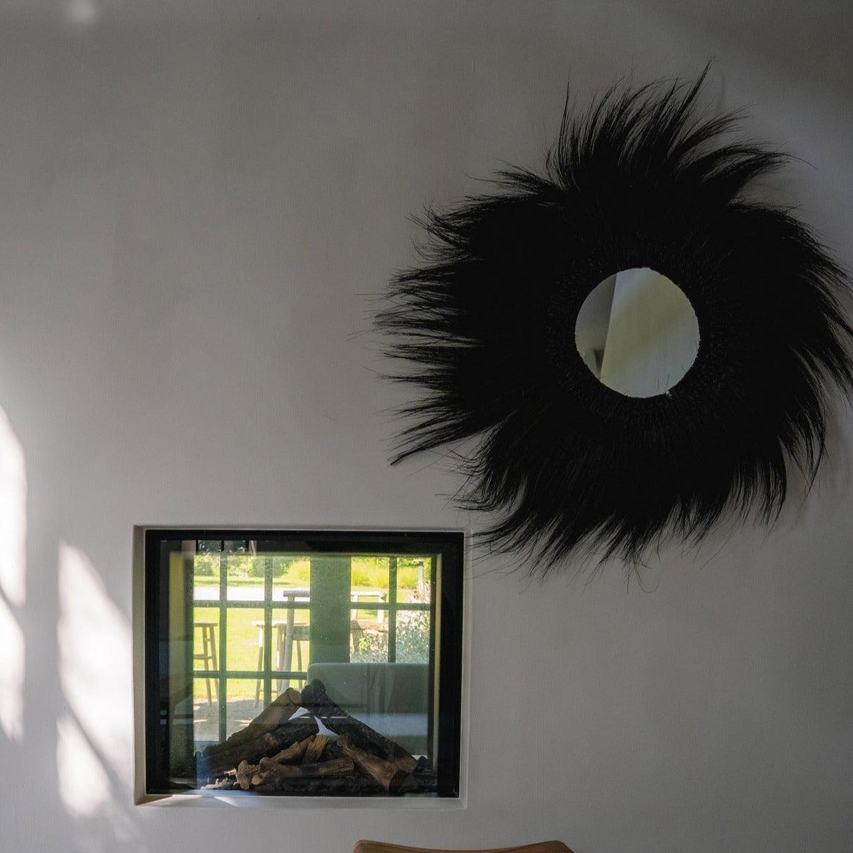 livinglovely.nl - The Simba Mirror - Black - L - Spiegel - Bazar Bizar - livinglovely.nl