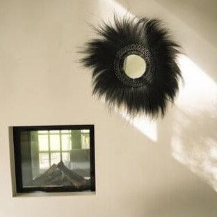 livinglovely.nl - The Simba Mirror - Black - M - Spiegel - Bazar Bizar - livinglovely.nl