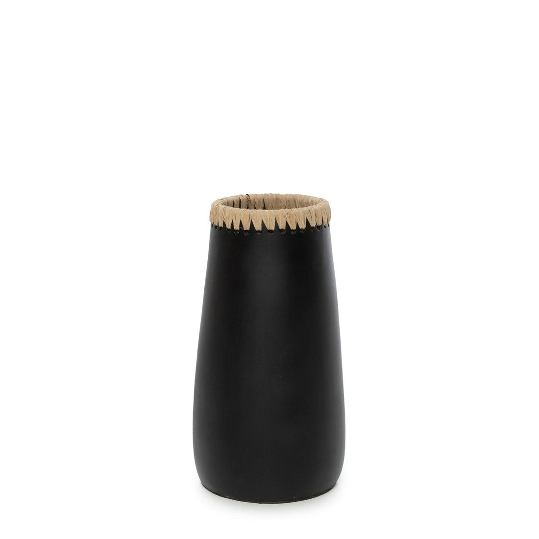 livinglovely.nl - The Sneaky Vase Black Medium - Vaas - Bazar Bizar - livinglovely.nl