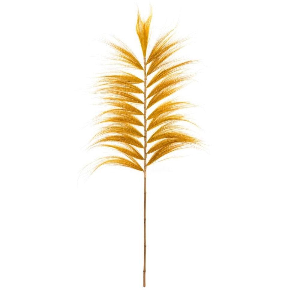 livinglovely.nl - The Stunning Leaf - Madras Yellow - Set of 6 - Waaier - Bazar Bizar - livinglovely.nl