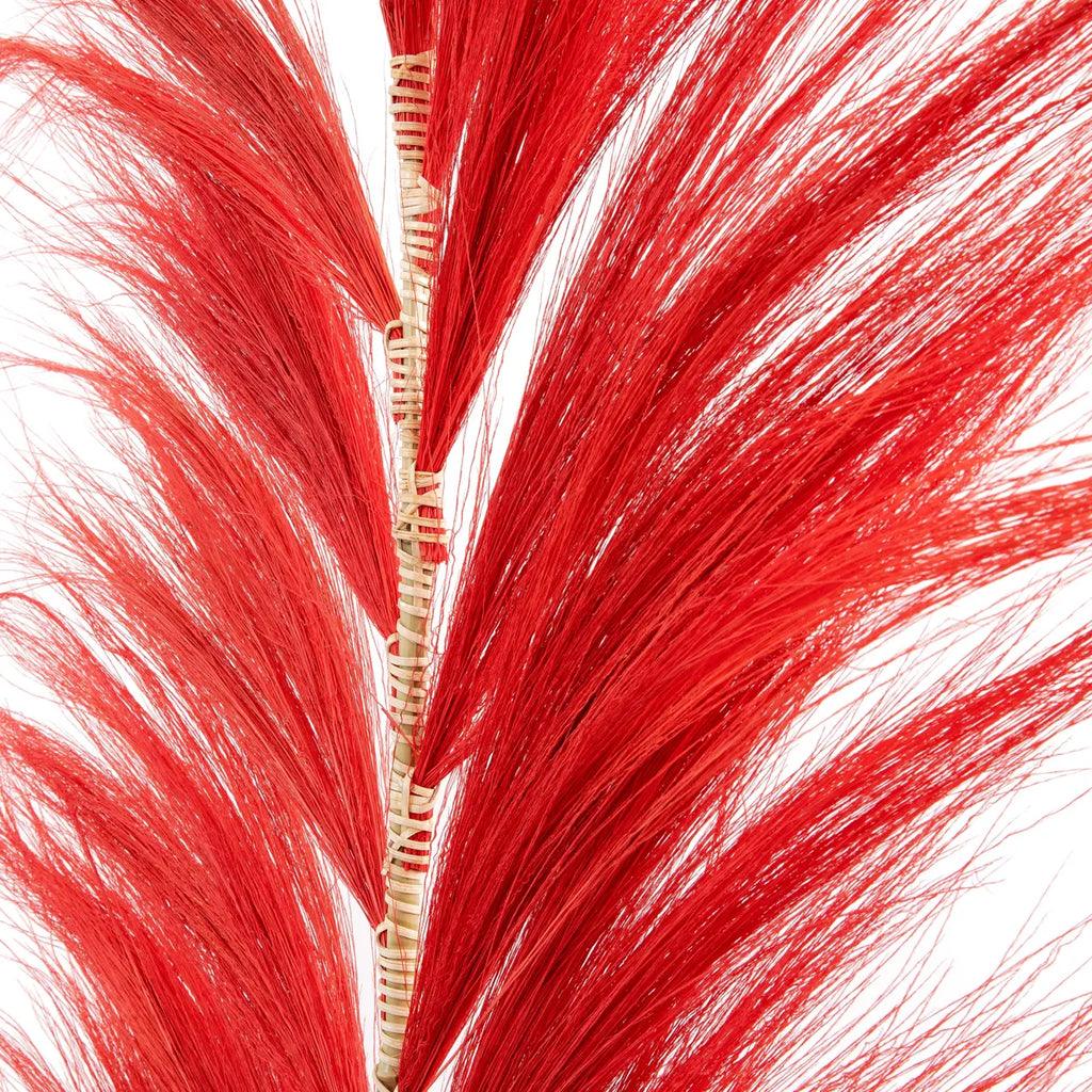 livinglovely.nl - The Stunning Leaf - Vibrant Red - Set of 6 - Waaier - Bazar Bizar - livinglovely.nl