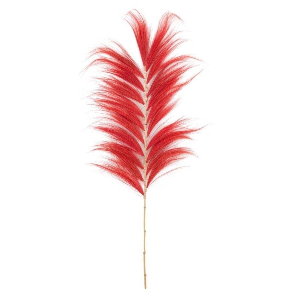 livinglovely.nl - The Stunning Leaf - Vibrant Red - Set of 6 - Waaier - Bazar Bizar - livinglovely.nl