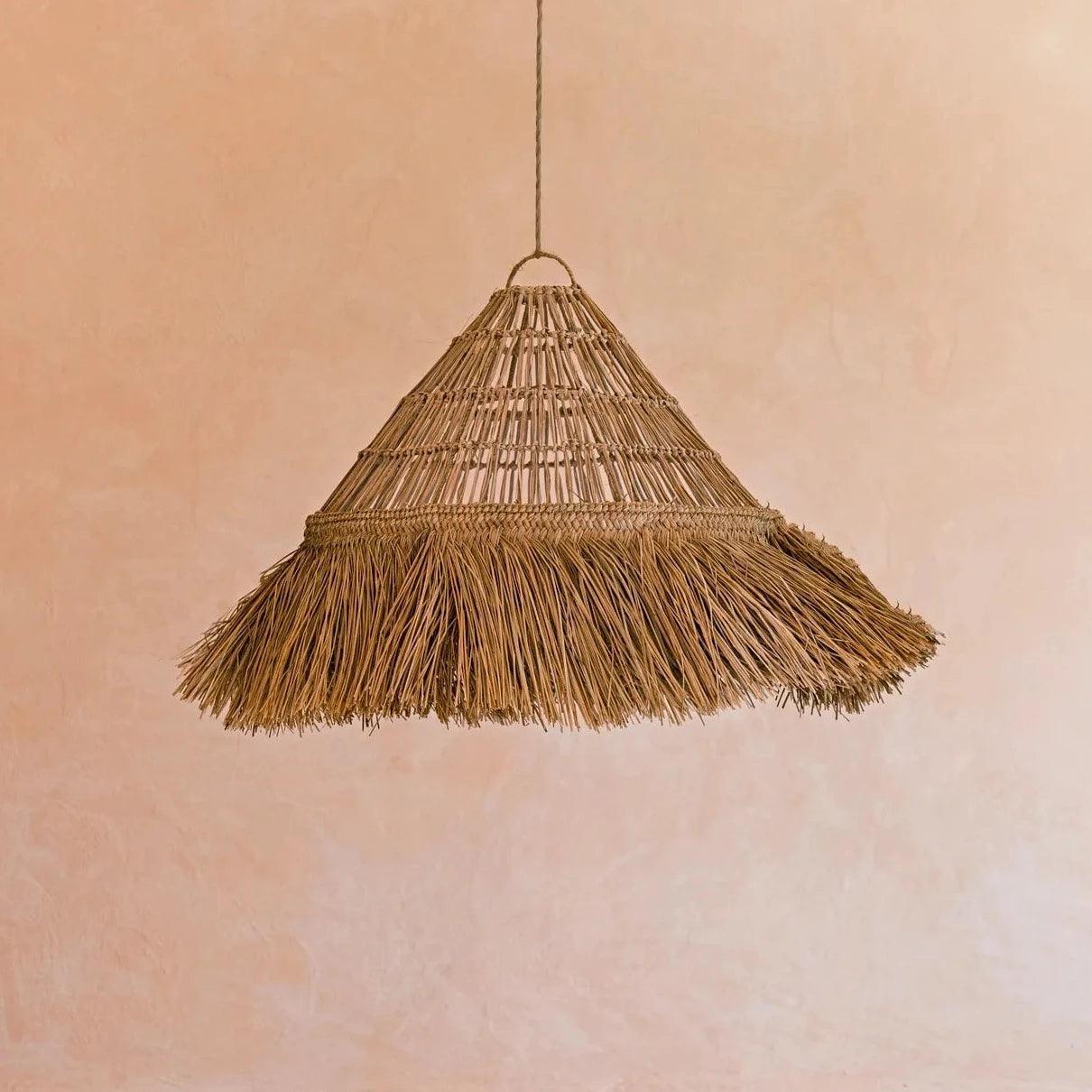 livinglovely.nl - The Summer Vibes Pendant - Natural - XL - Hanglamp - Bazar Bizar - livinglovely.nl