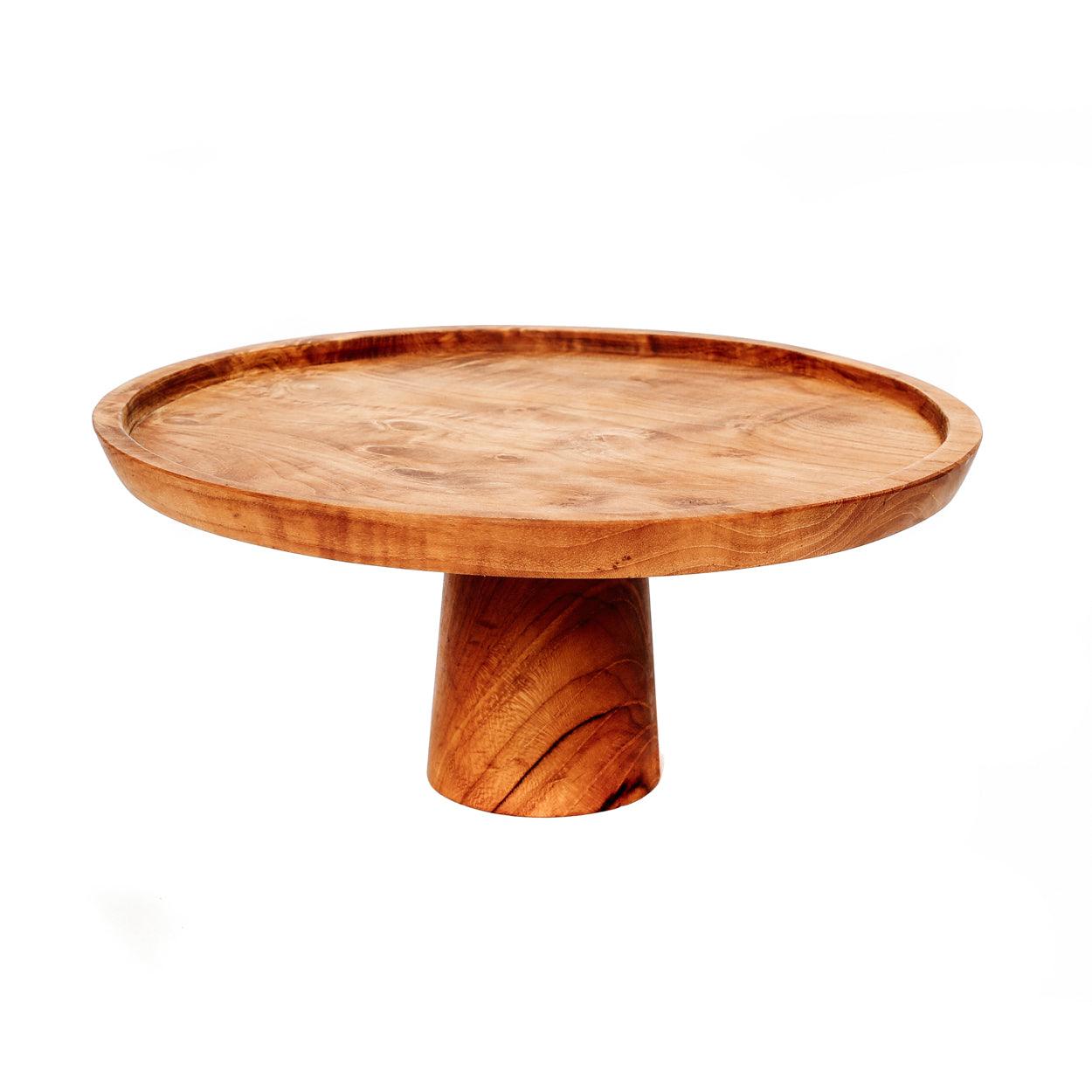 livinglovely.nl - The Teak Root Cake Dish Large - Keukenaccessoire - Bazar Bizar - livinglovely.nl