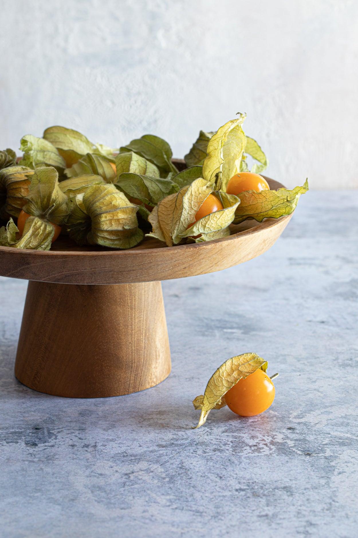 livinglovely.nl - The Teak Root Cake Dish Large - Keukenaccessoire - Bazar Bizar - livinglovely.nl