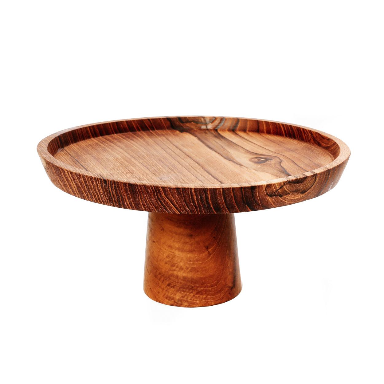 livinglovely.nl - The Teak Root Cake Dish Medium - Keukenaccessoire - Bazar Bizar - livinglovely.nl