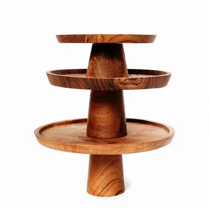 livinglovely.nl - The Teak Root Cake Dish Medium - Keukenaccessoire - Bazar Bizar - livinglovely.nl