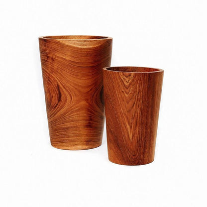 livinglovely.nl - The Teak Root Cup - Low - Keukenaccessoire - Bazar Bizar - livinglovely.nl