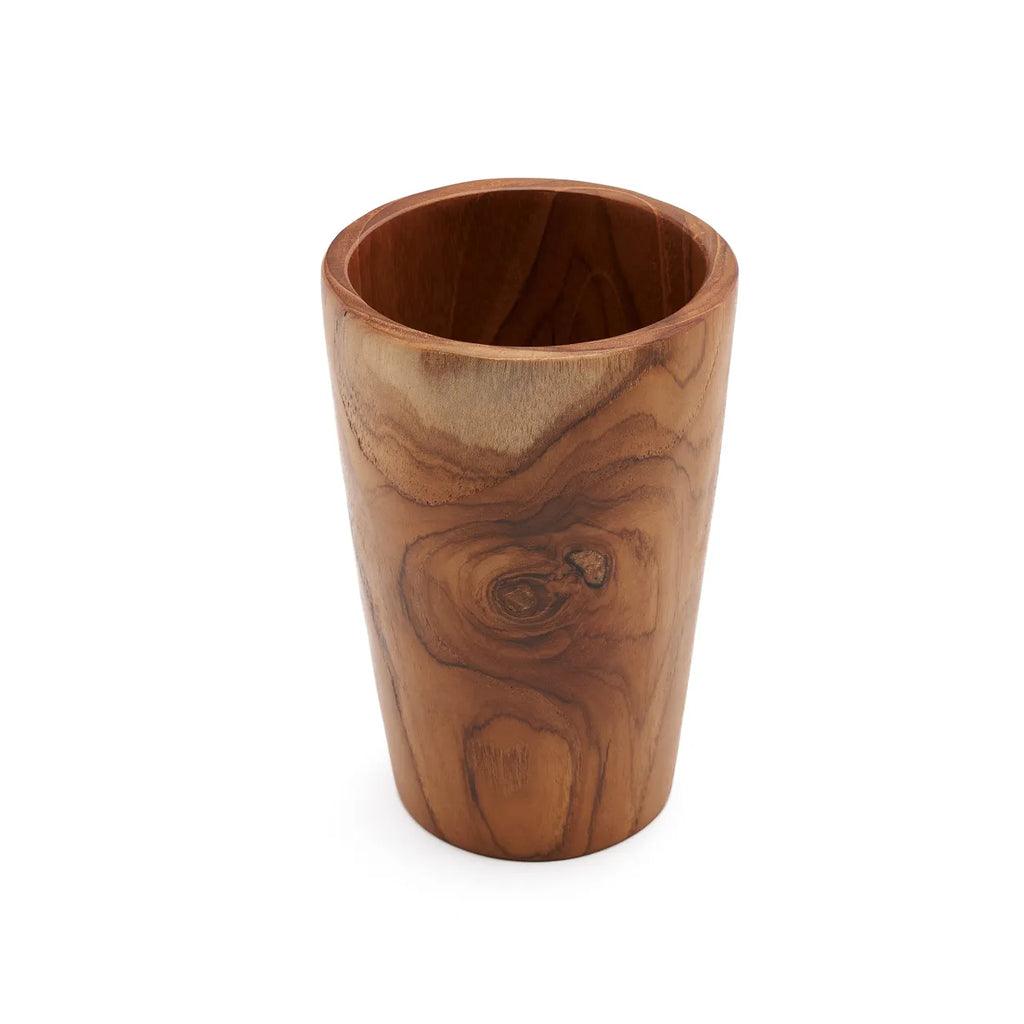 livinglovely.nl - The Teak Root Cup - Low - Keukenaccessoire - Bazar Bizar - livinglovely.nl