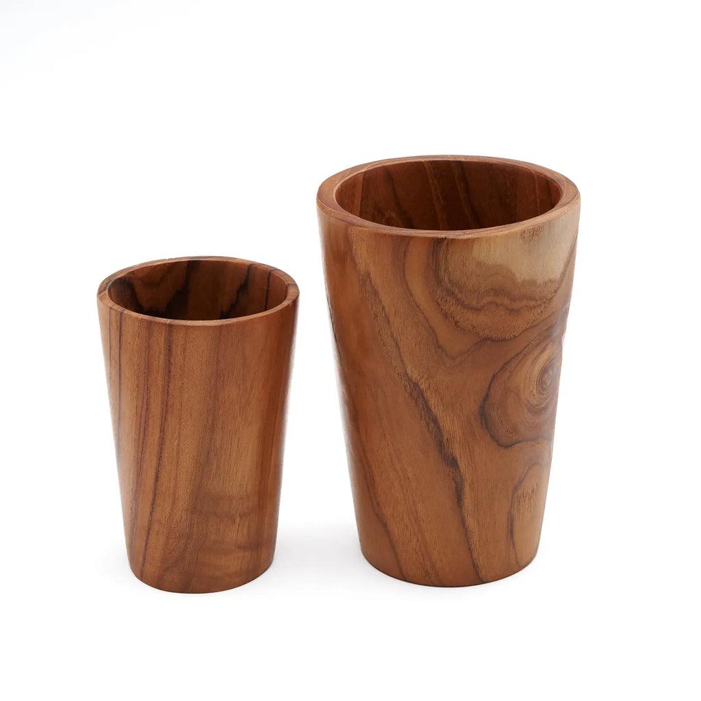 livinglovely.nl - The Teak Root Cup - Low - Keukenaccessoire - Bazar Bizar - livinglovely.nl