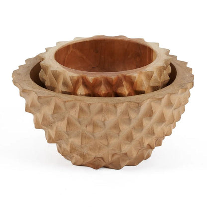 livinglovely.nl - The Teak Root Durian Bowl - M - Kom - Bazar Bizar - livinglovely.nl